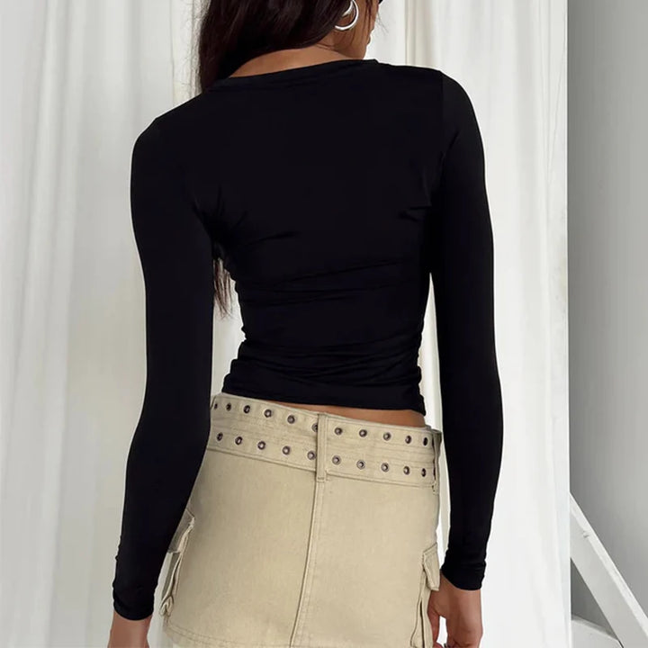 Top Manga Larga Y2K — Darez Wear