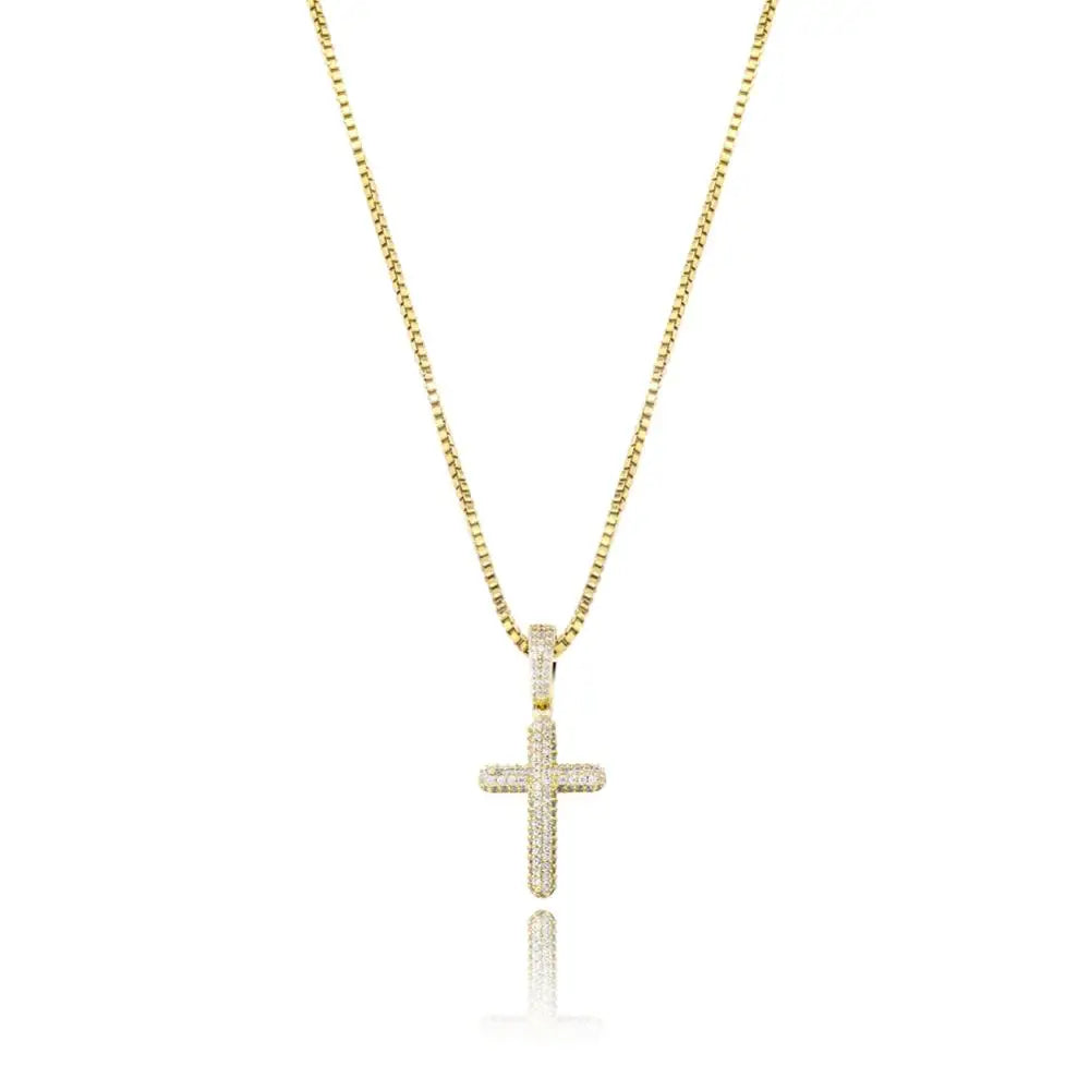 Colgante Cruz de Circonita — Plata de Ley 925 | Darez Wear