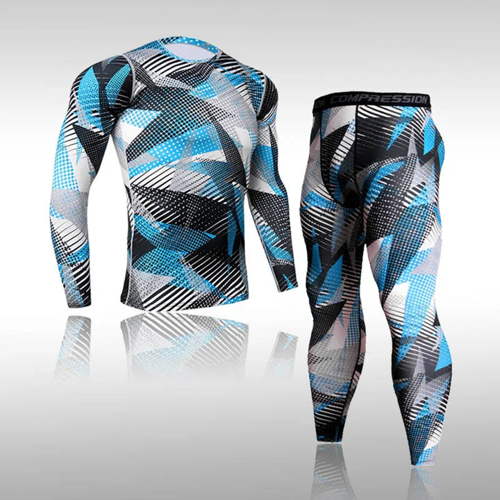 Conjunto Fitness Camuflaje Compresión Hombre — Darez Wear