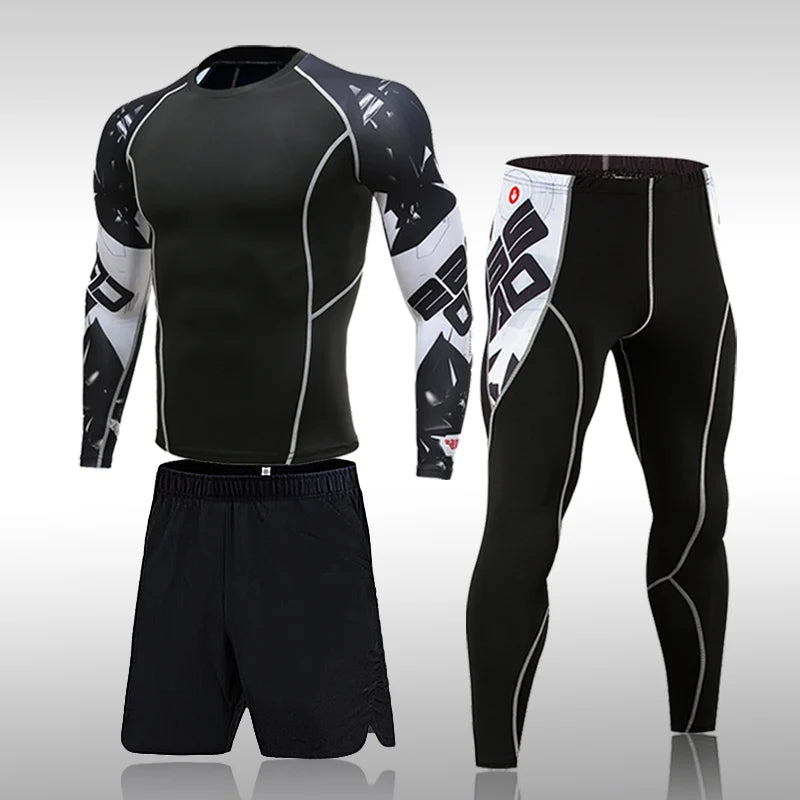 Kit MMA de Compresión | Rashguard + Mallas Deportivas