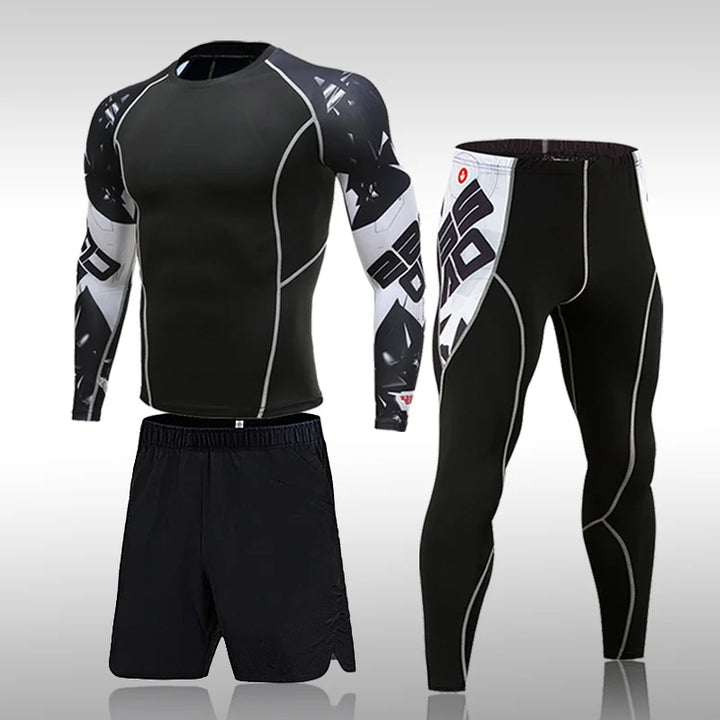Kit MMA de Compresión | Rashguard + Mallas Deportivas