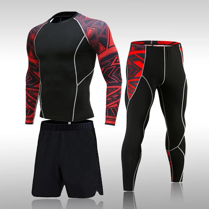 Kit MMA de Compresión | Rashguard + Mallas Deportivas