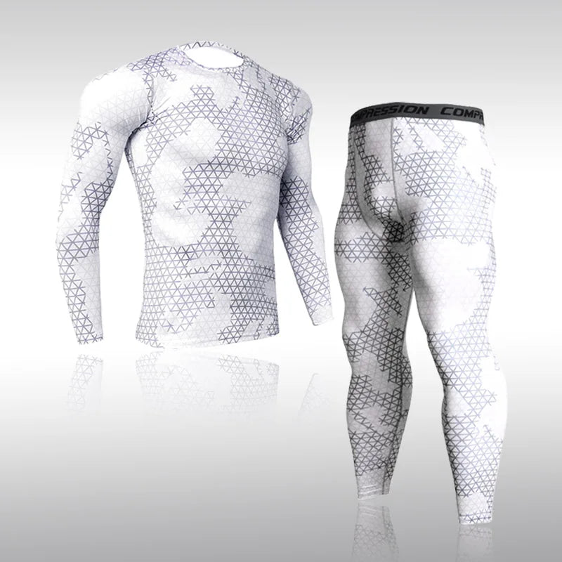 Conjunto Fitness Camuflaje Compresión Hombre — Darez Wear