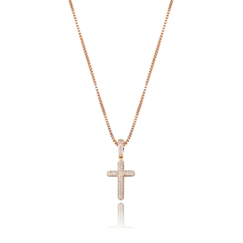 Colgante Cruz de Circonita — Plata de Ley 925 | Darez Wear