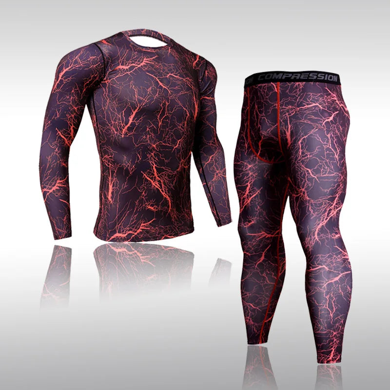 Conjunto Fitness Camuflaje Compresión Hombre — Darez Wear