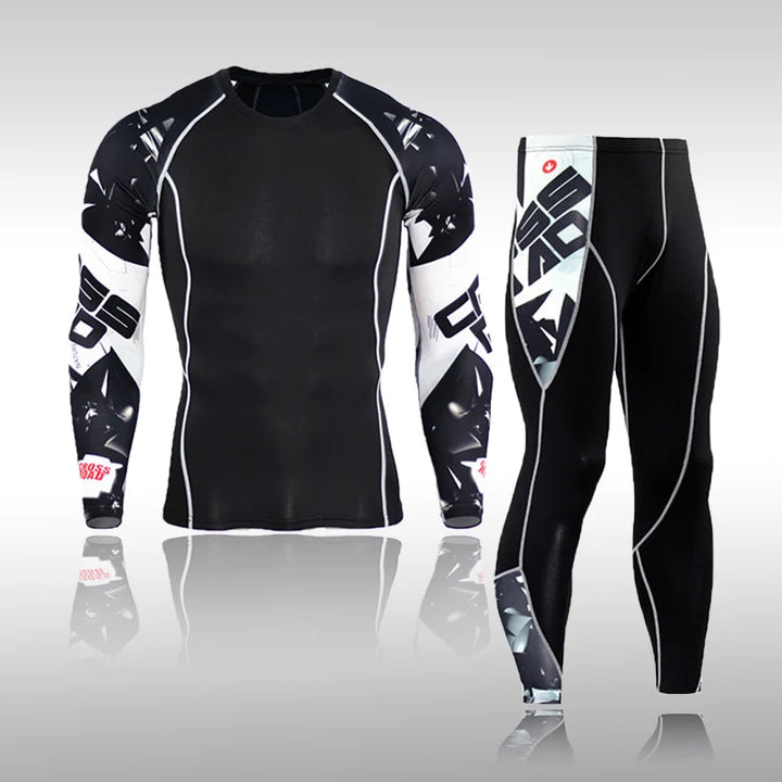 Kit MMA de Compresión | Rashguard + Mallas Deportivas