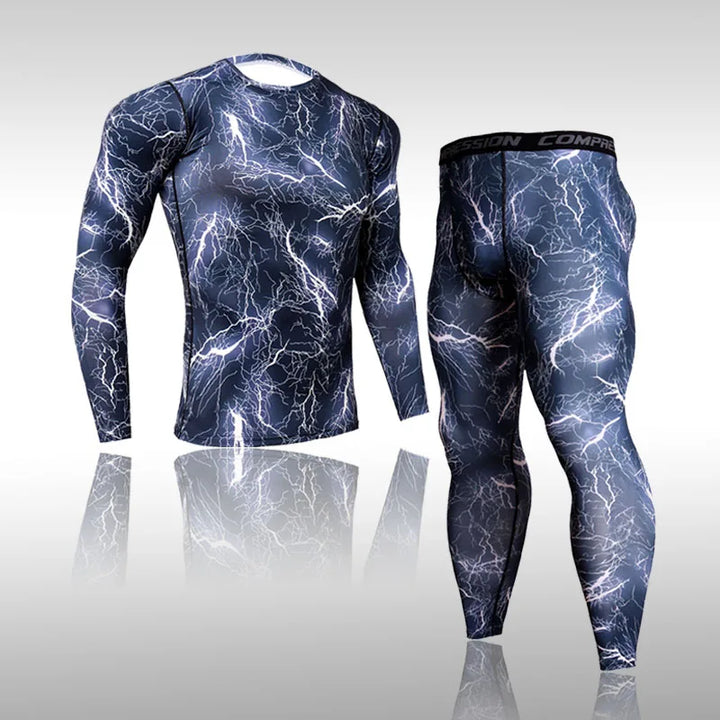 Conjunto Fitness Camuflaje Compresión Hombre — Darez Wear