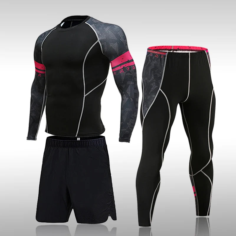 Kit MMA de Compresión | Rashguard + Mallas Deportivas