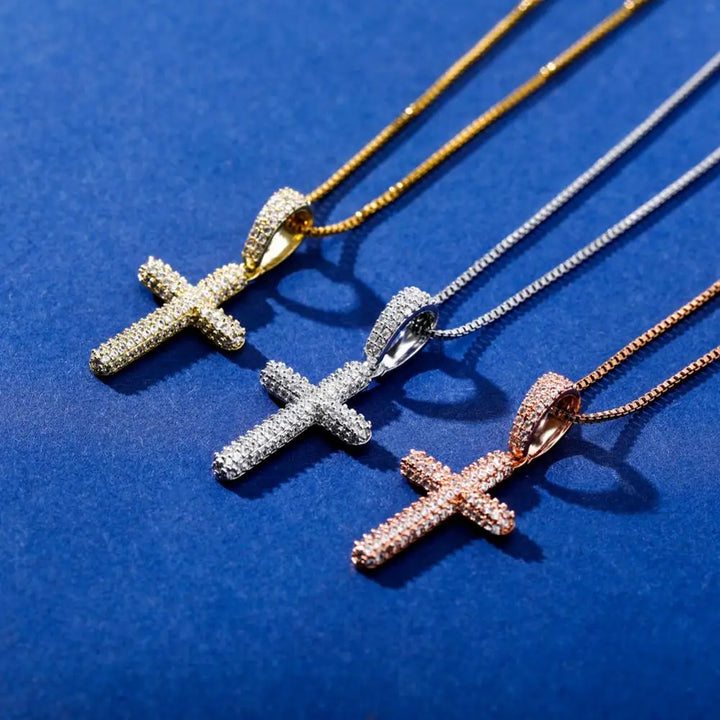 Colgante Cruz de Circonita — Plata de Ley 925 | Darez Wear
