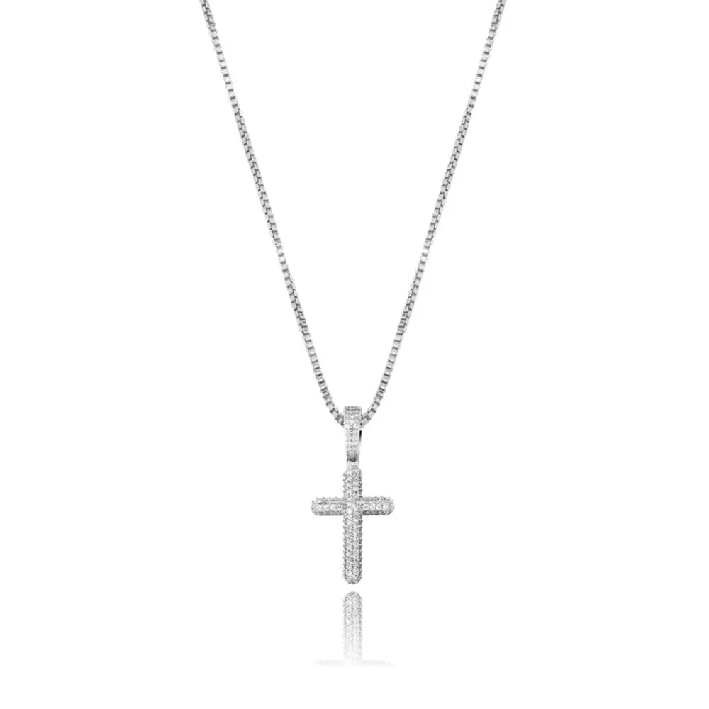 Colgante Cruz de Circonita — Plata de Ley 925 | Darez Wear