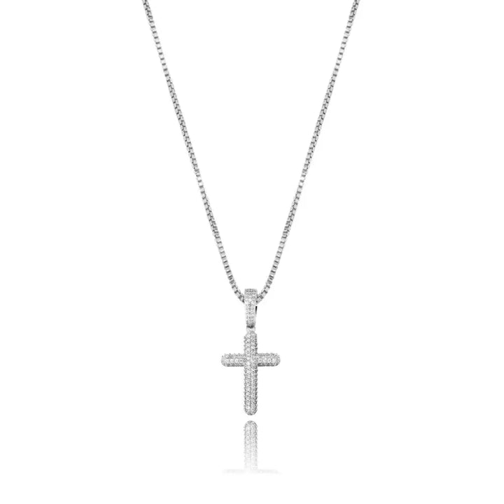 Colgante Cruz de Circonita — Plata de Ley 925 | Darez Wear
