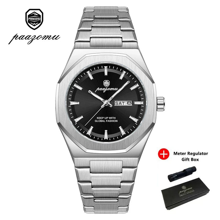 Reloj Deportivo PAAZOMU — Cuarzo Luminoso para Hombre