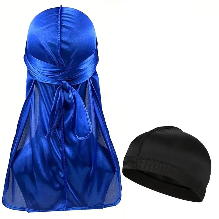 Durag de Seda Hombre — Cola Larga Transpirable