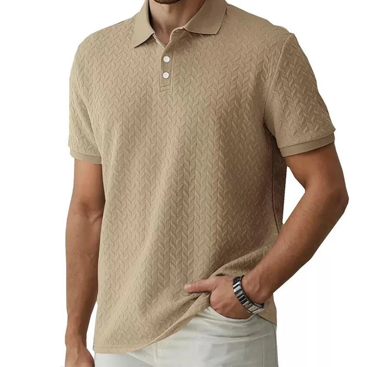 Polo Transpirable de Manga Corta para Hombre