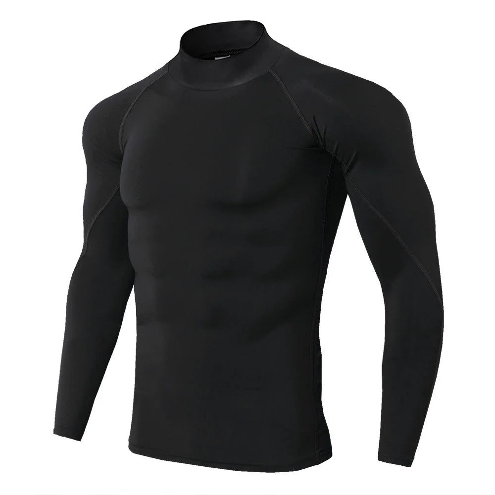 Camiseta Compresión Manga Larga Hombre — Gym &amp; Running