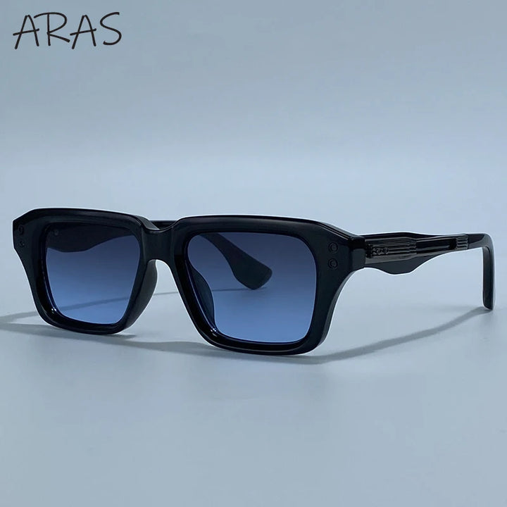 Gafas de Sol Cuadradas Polarizadas Hombre — UV400 Steampunk