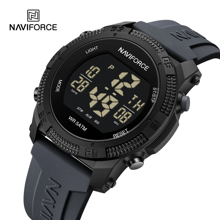 Reloj NAVIFORCE NF7104 Hombre — Digital LCD 50M Resistente al Agua
