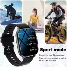 Reloj Inteligente LAXASFIT 2025 — Pantalla Táctil Bluetooth Hombre &amp; Mujer