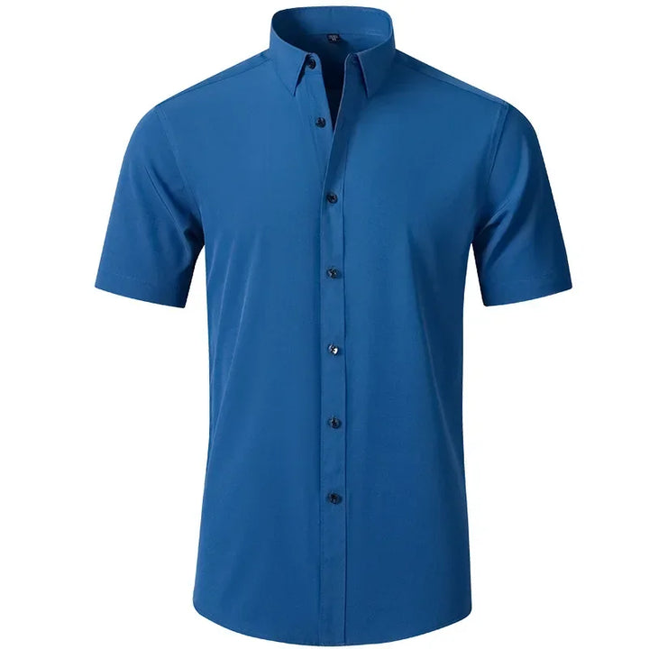 Camisa Elástica Hombre — Sin Planchado Multicolor