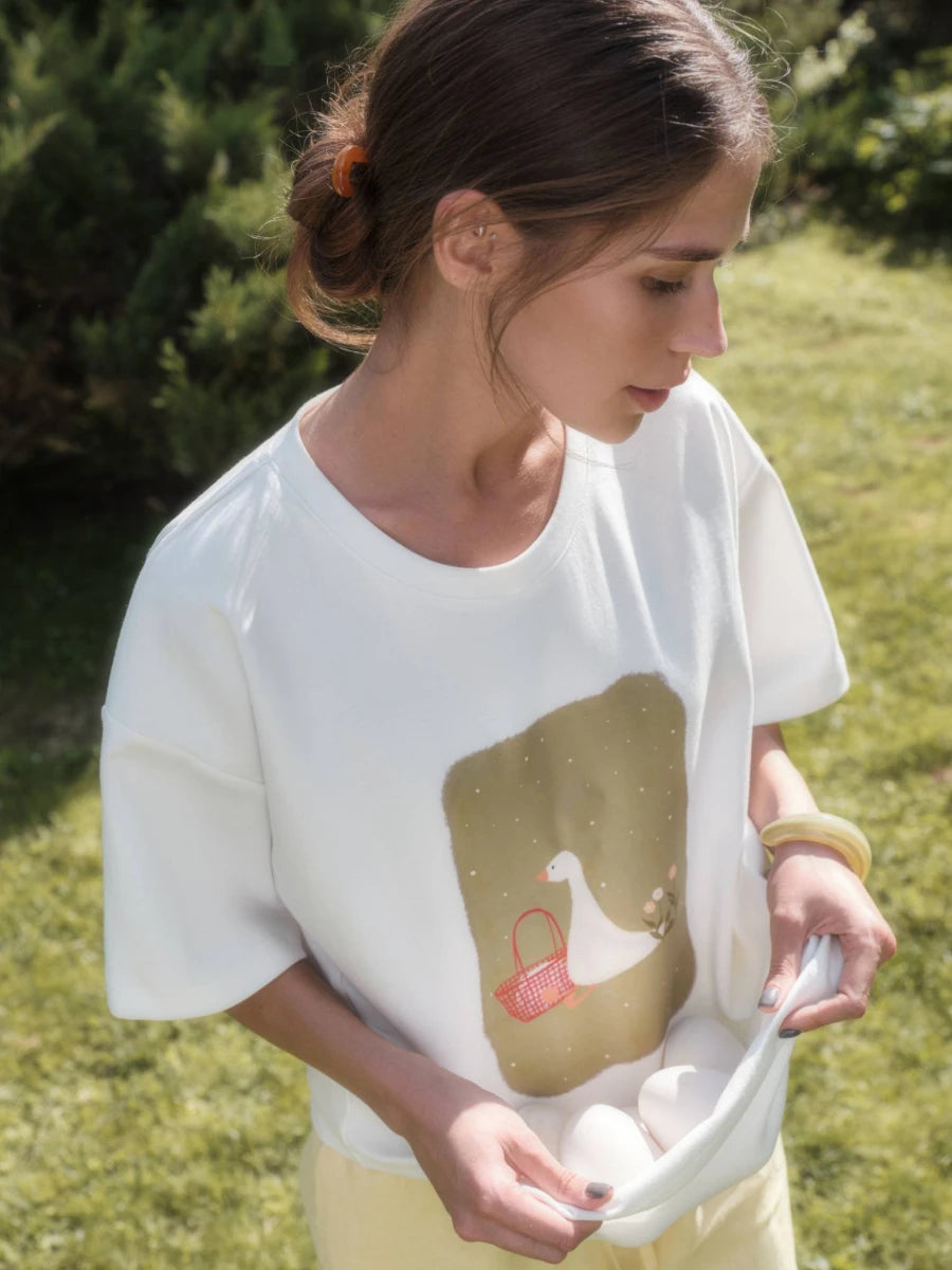 Camiseta Oversized Estampada Hip Hop — Darez Wear
