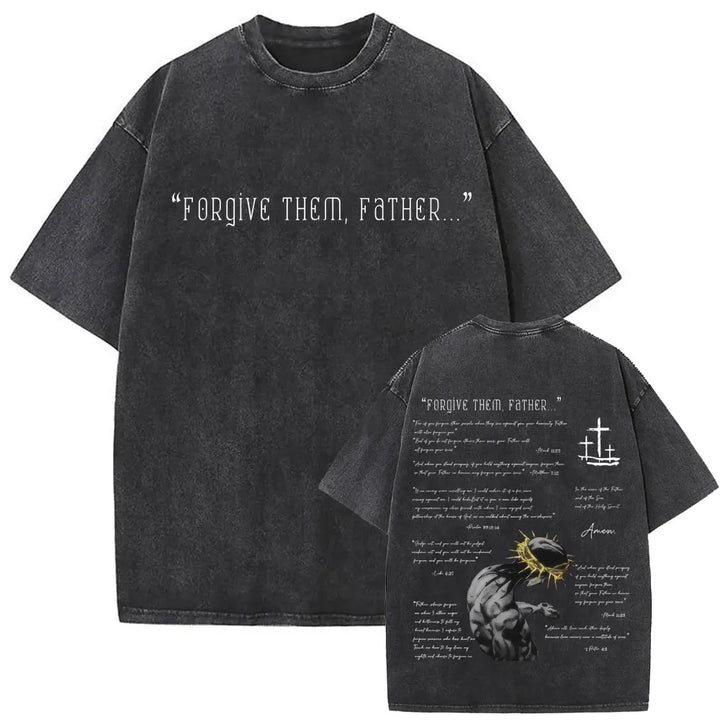 Camiseta Vintage Gótica Oversized con Estampado