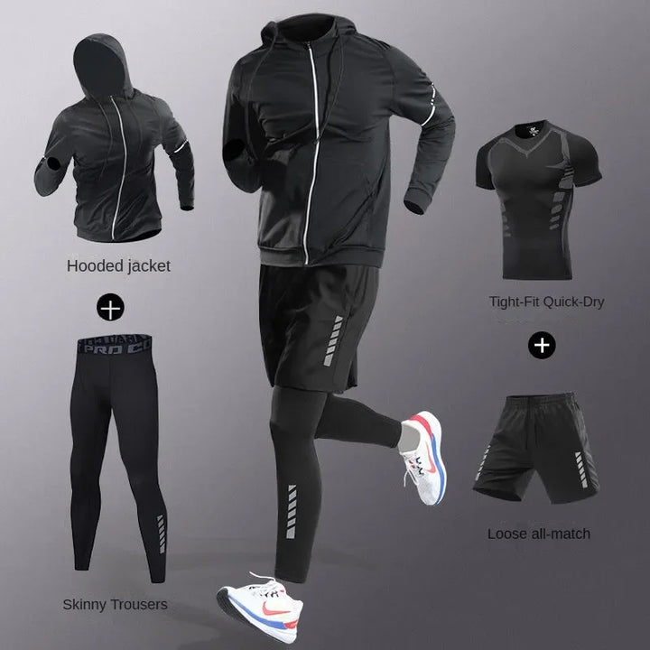 Conjunto Deportivo Hombre — Traje Running 3 a 7 Piezas