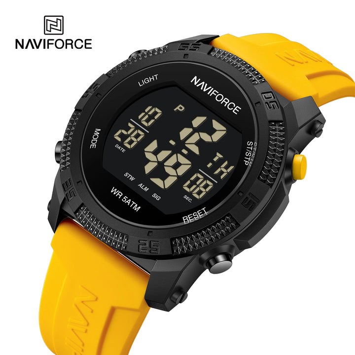 Reloj NAVIFORCE NF7104 Hombre — Digital LCD 50M Resistente al Agua