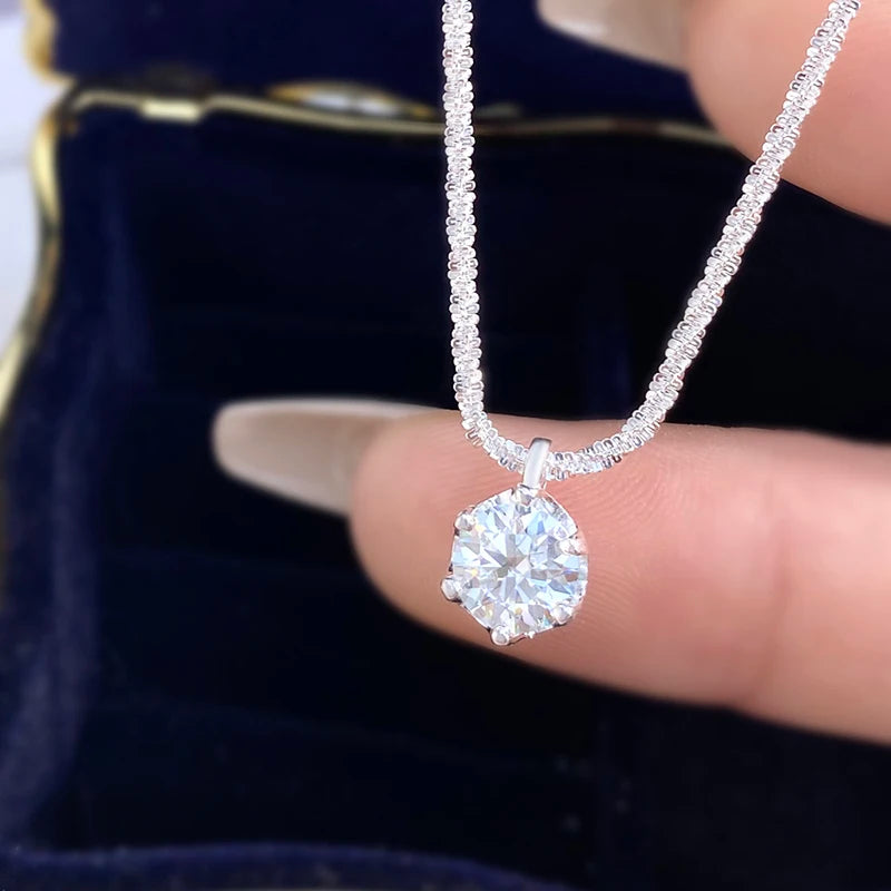 Collar Moissanita 1CT con Colgante — Plata 925 | Darez Wear