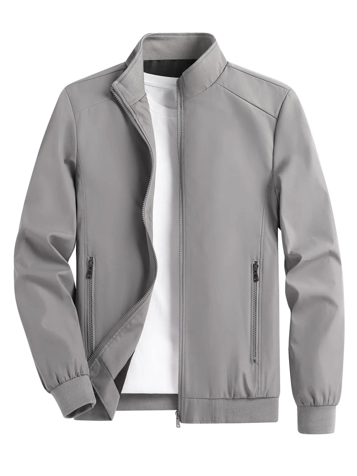 Chaqueta Cuello Alto Hombre — Ligera Primavera &amp; Otoño