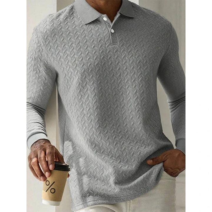 Polo de Manga Larga Premium para Hombre