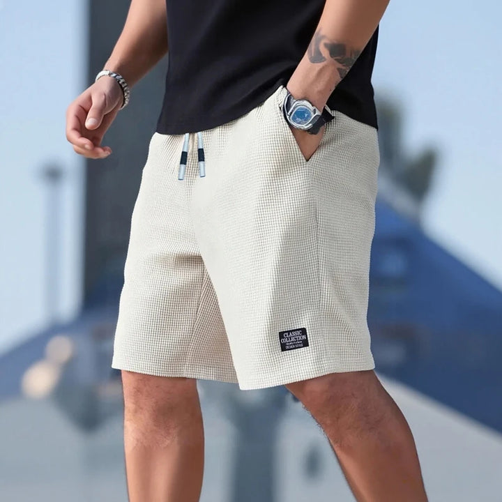 Shorts Casual Hombre — Tela Texturizada