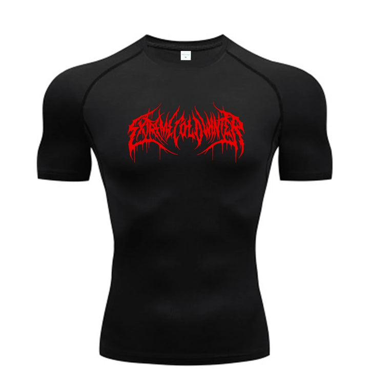 Camiseta de Compresión para Fitness y Gimnasio | Manga Corta