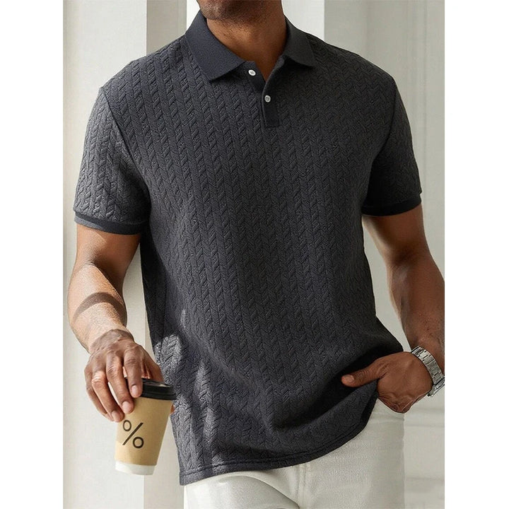 Polo Transpirable de Manga Corta para Hombre