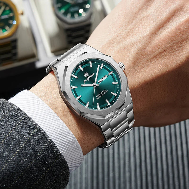 Reloj Deportivo PAAZOMU — Cuarzo Luminoso para Hombre