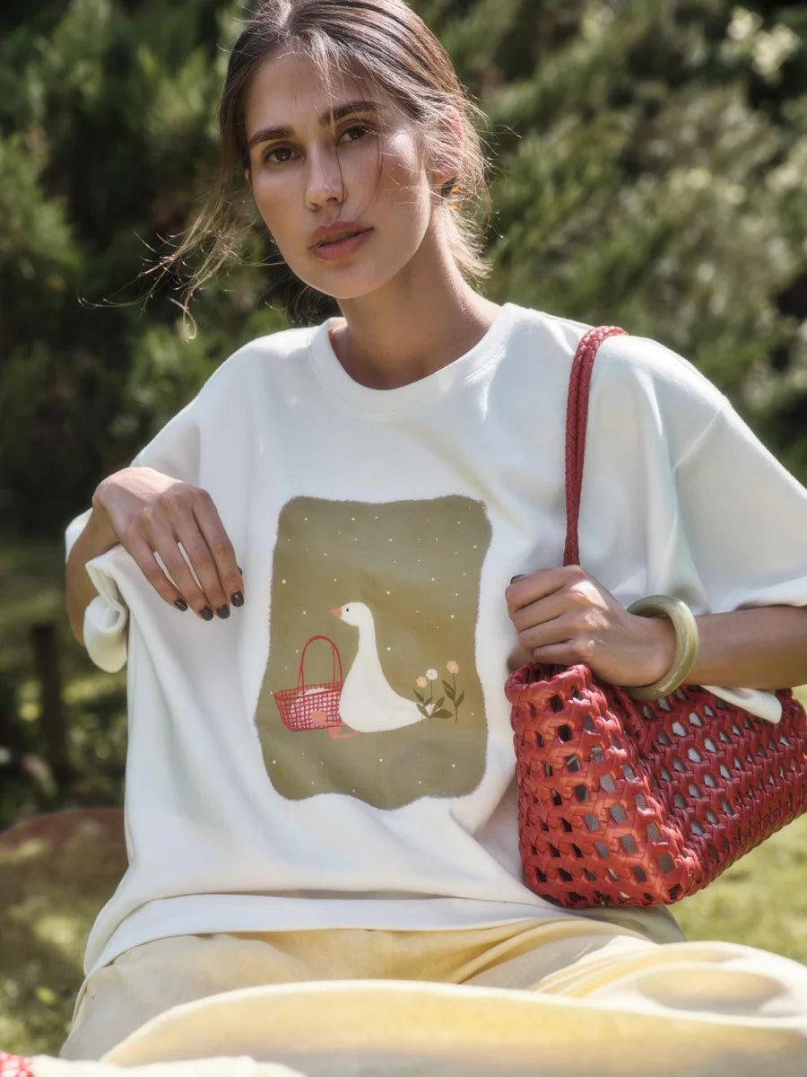 Camiseta Oversized Estampada Hip Hop — Darez Wear