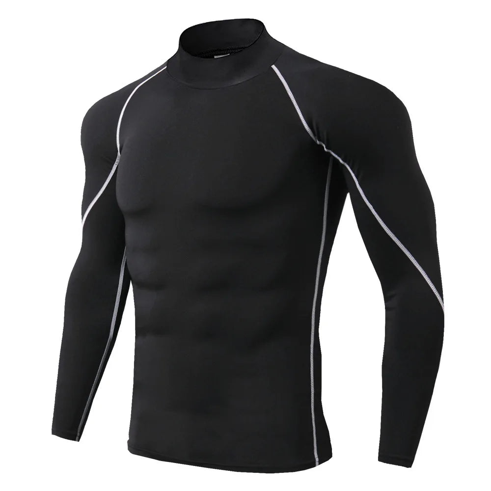 Camiseta Compresión Manga Larga Hombre — Gym &amp; Running