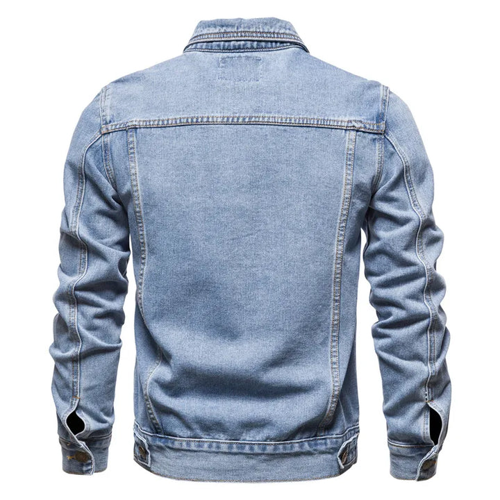 Chaqueta Vaquera Hombre — Slim Fit Moto Vintage