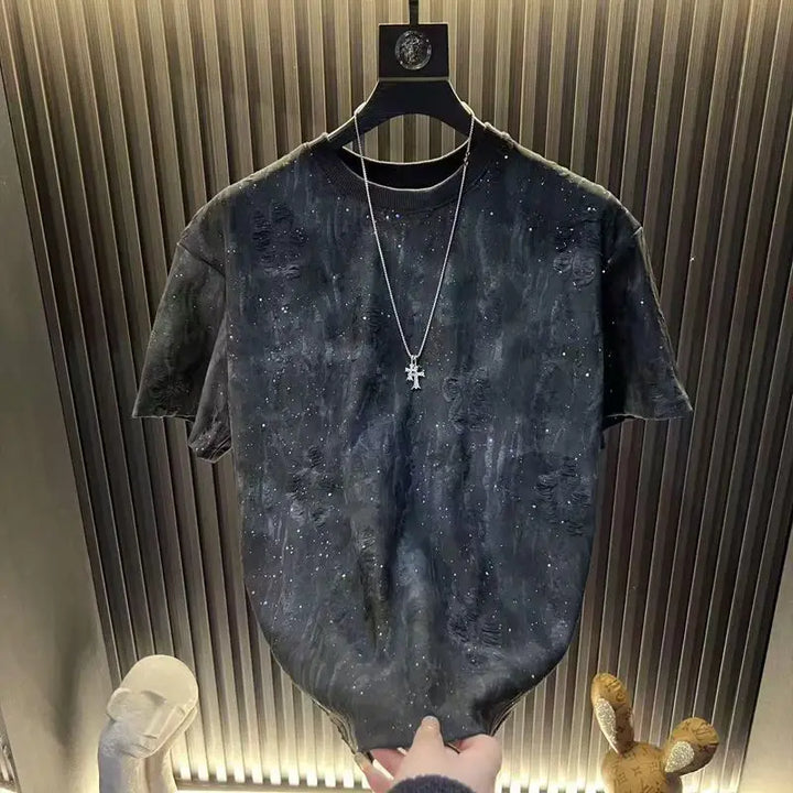 Camiseta Oversized Efecto Desgastado | Lujo Urbano | Darez Wear