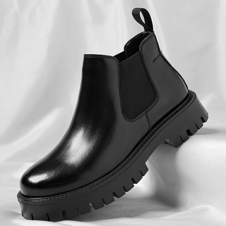 Botas Chelsea Retro Cuero Hombre — Estilo Británico