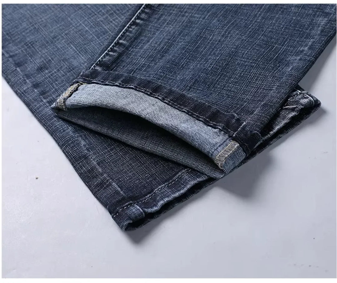 Jeans Casual Hombre — Corte Recto Elástico