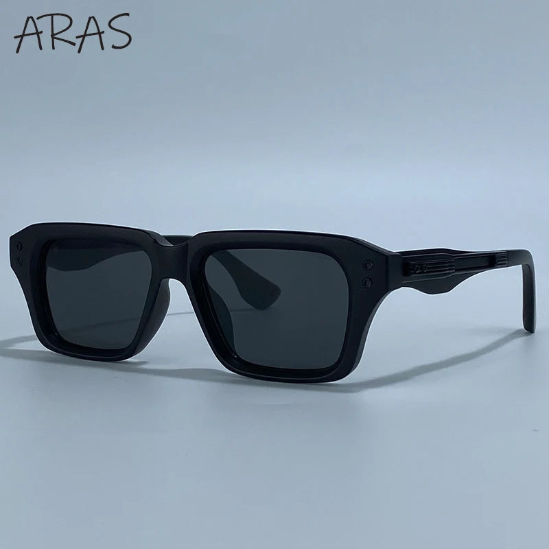 Gafas de Sol Cuadradas Polarizadas Hombre — UV400 Steampunk