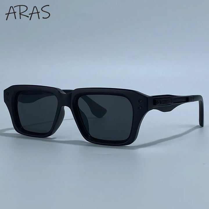 Gafas de Sol Cuadradas Polarizadas Hombre — UV400 Steampunk