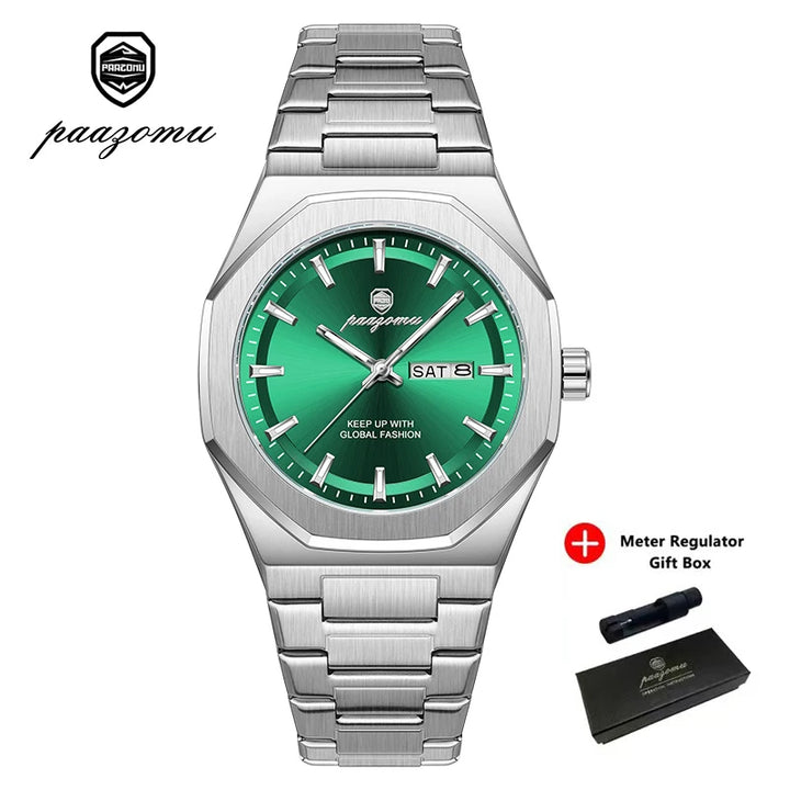 Reloj Deportivo PAAZOMU — Cuarzo Luminoso para Hombre