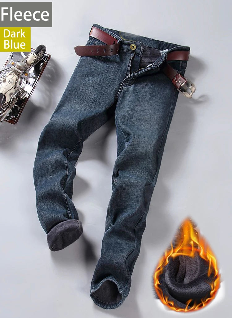 Jeans Casual Hombre — Corte Recto Elástico