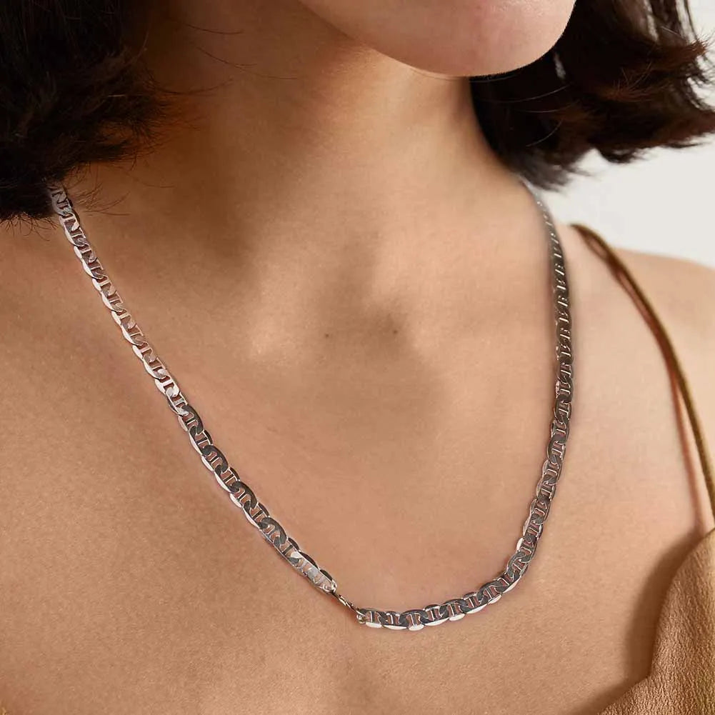 Conjunto Cadena Clásica Plata 925 — Collar y Pulsera