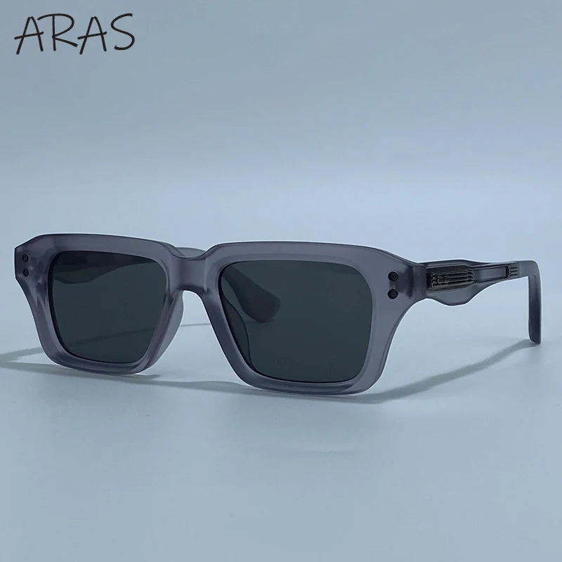 Gafas de Sol Cuadradas Polarizadas Hombre — UV400 Steampunk