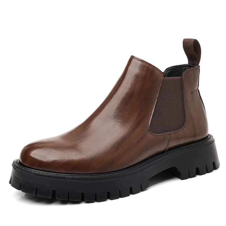 Botas Chelsea Retro Cuero Hombre — Estilo Británico
