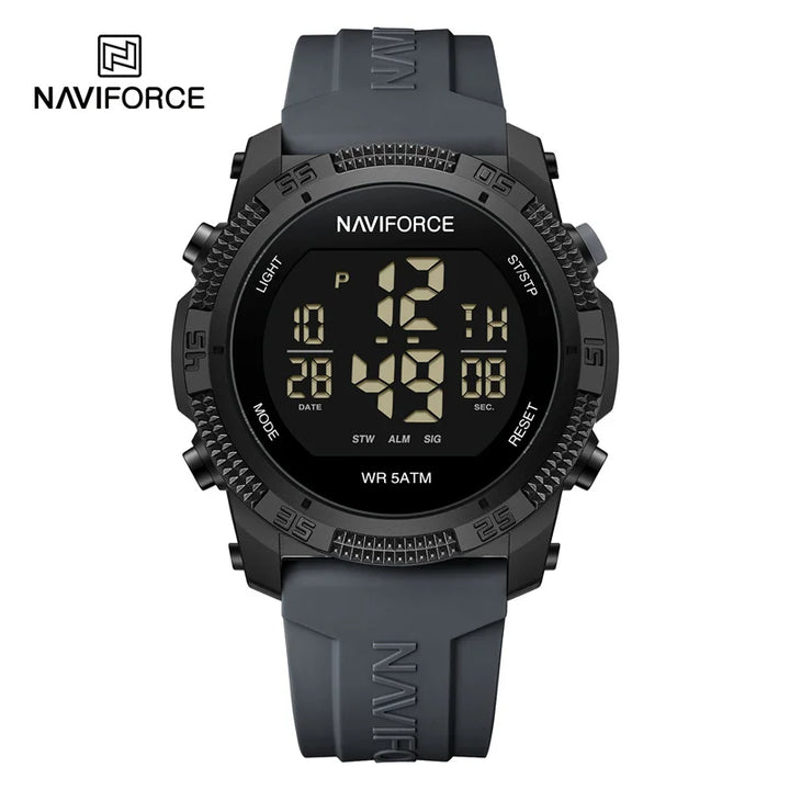 Reloj NAVIFORCE NF7104 Hombre — Digital LCD 50M Resistente al Agua