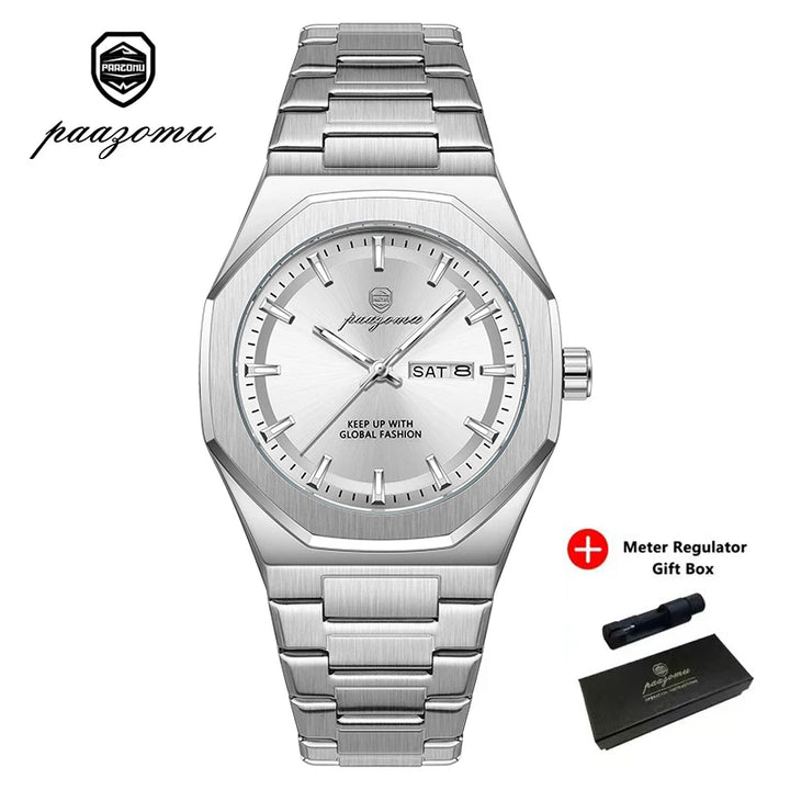 Reloj Deportivo PAAZOMU — Cuarzo Luminoso para Hombre