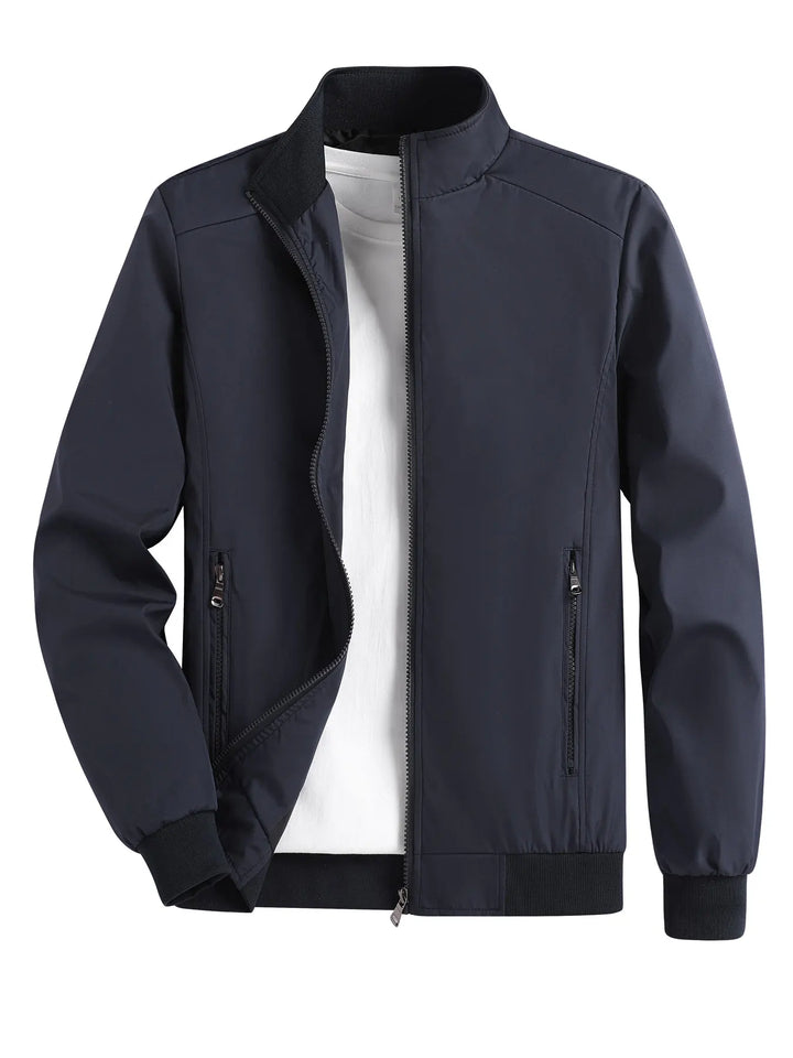 Chaqueta Cuello Alto Hombre — Ligera Primavera &amp; Otoño